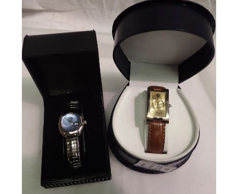 Boxed Aviatime and Hong Kong Jocky Club wristwatches. P&amp;P Group 1 (£14+VAT for the first lot and £1+VAT for subsequent lo