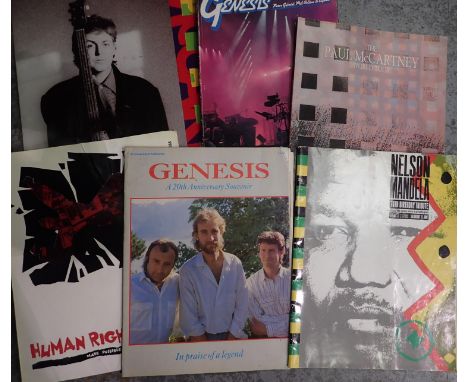 Mixed concert programmes including Paul McCartney and Genesis. P&amp;P Group 2 (£18+VAT for the first lot and £3+VAT for subs