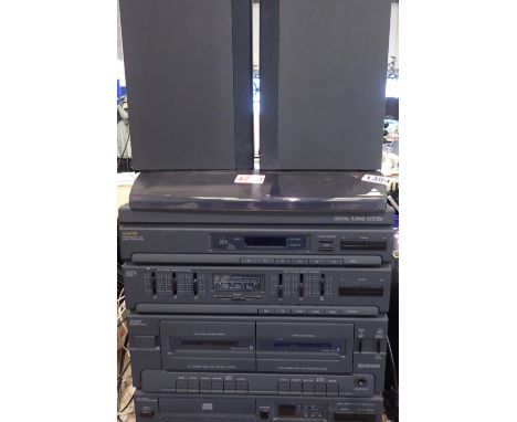 Sanyo DC-X502 stereo sound system. All electrical items in this lot have been PAT tested for safety and have passed. This doe