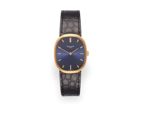 An 18 Carat Gold Wristwatch, signed Patek Philippe, Geneve, model: Golden Ellipse, ref: 3648, circa 1970, (calibre 23-300) le
