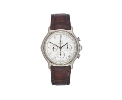 A Stainless Steel Automatic Calendar Chronograph Wristwatch, ref: 9134901, model: 1911, signed Ebel, circa 1994, (calibre 134