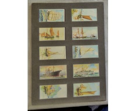 R J Lea Ltd Ships of the World 1925 set 50/50 EX