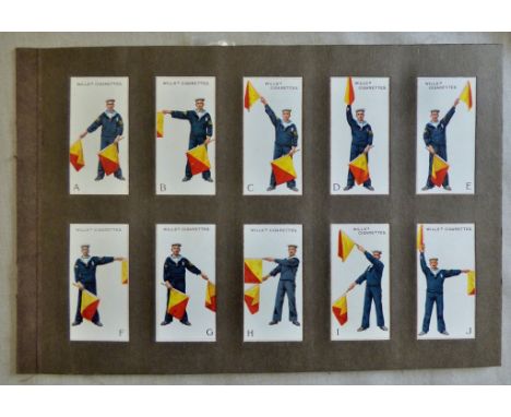 W D & H O Wills Ltd Signalling Series 1911 set 50/50 EX