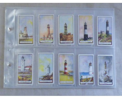 W D & H O Wills Ltd New Zealand Issues Lighthouses 1926 set 50/50 EX