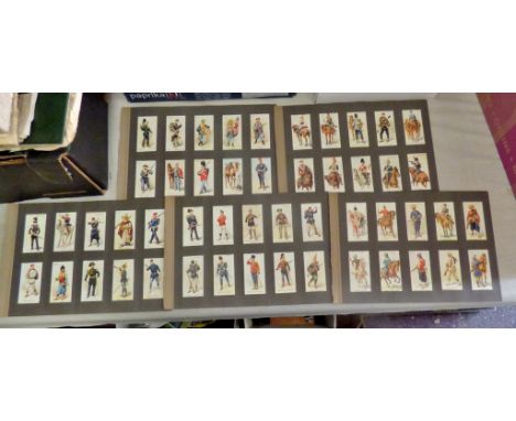 W D & H O Wills Ltd Soldiers of the World (No Ltd on Back)1895 set 100/102 VG+/EX