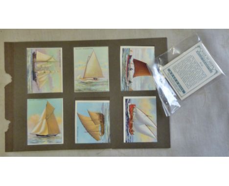 W D & H O Wills Ltd Rigs of Ships 1929 set L 25/25 EX
