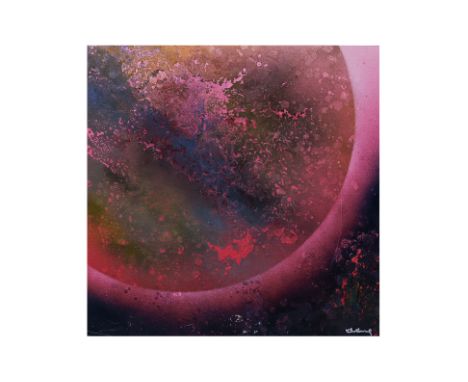 ARTIST UNKNOWN - AEROSOL PAINTING
Enamel paint on paper, signed lower right
47.5 x 47.5cm
Condition: For a condition report o