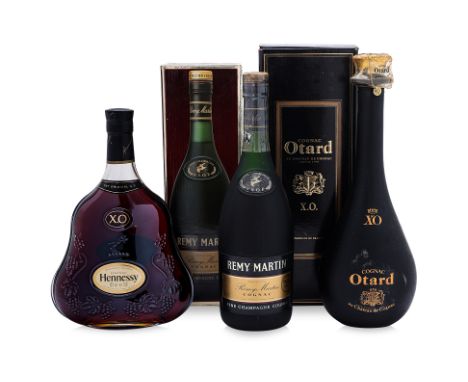 FRENCH COGNAC (3 BTL)
Hennessy XO 1lt
Remy Martin VSOP, 700ml, with box
Otard XO, 700ml, with box
Condition: For a condition 