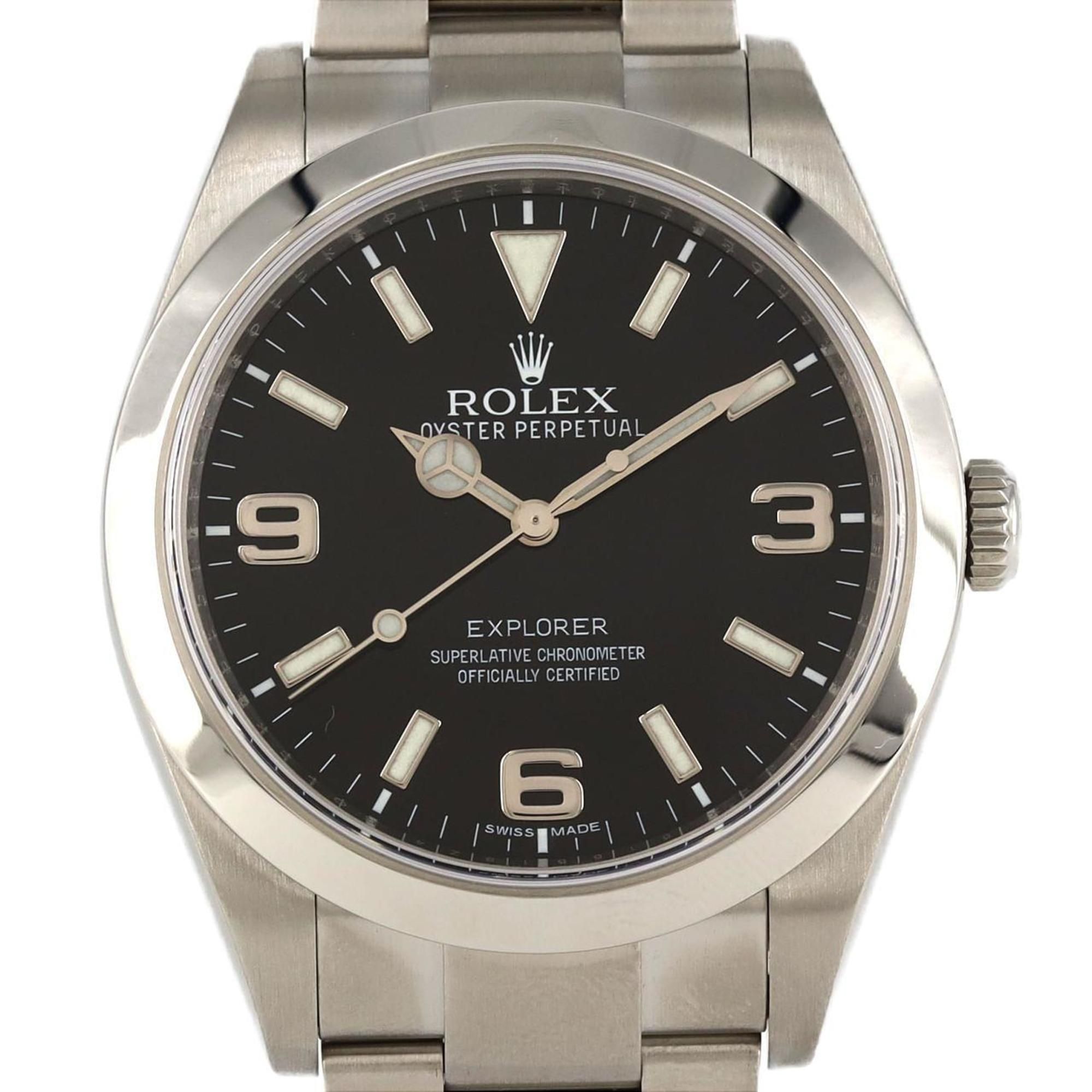 Rolex Explorer I 214270. Stainless steel automatic watch, random number