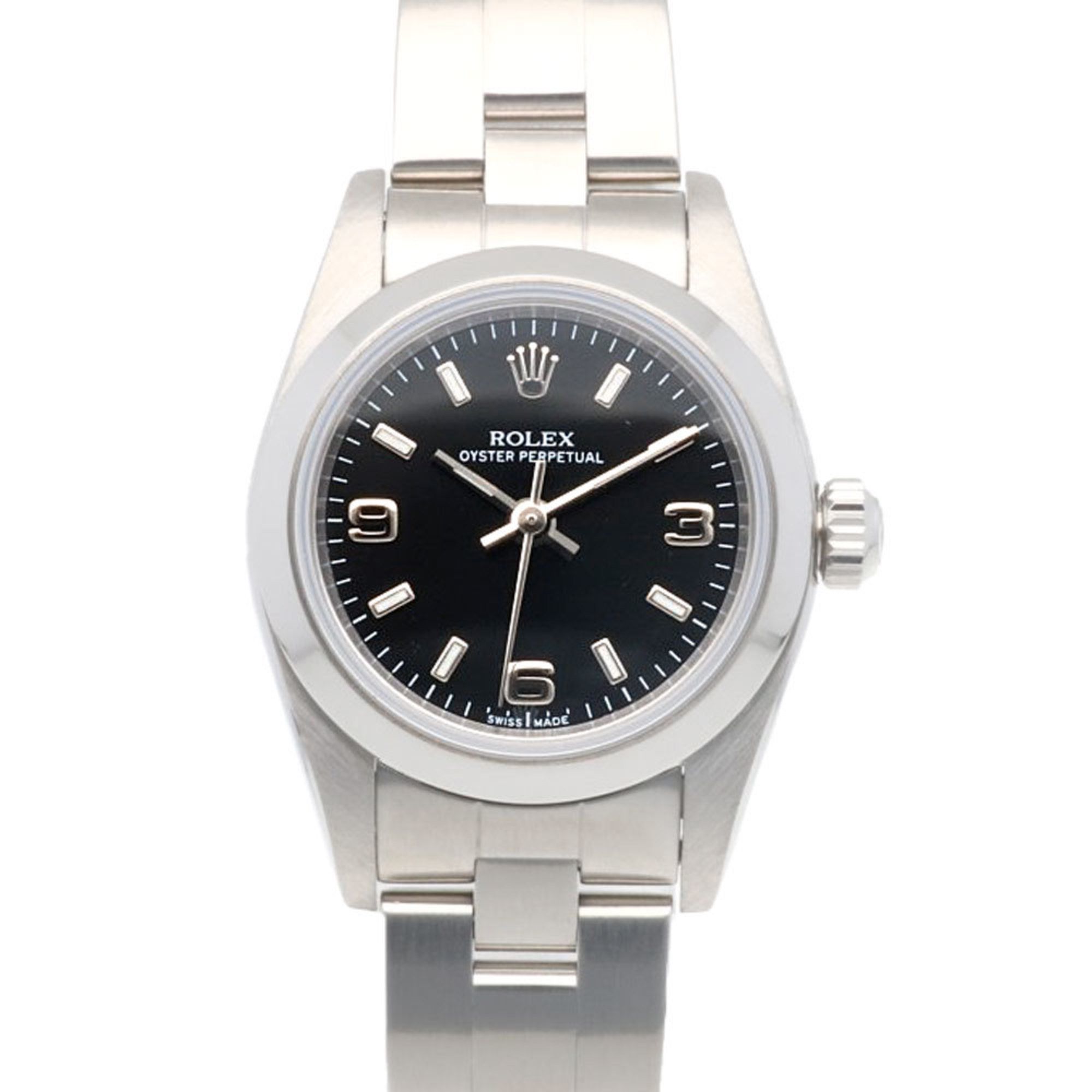 Rolex Oyster Perpetual Watch, Stainless Steel 76080 Automatic, Women's, ROLEX D Serial, 2005 Model,