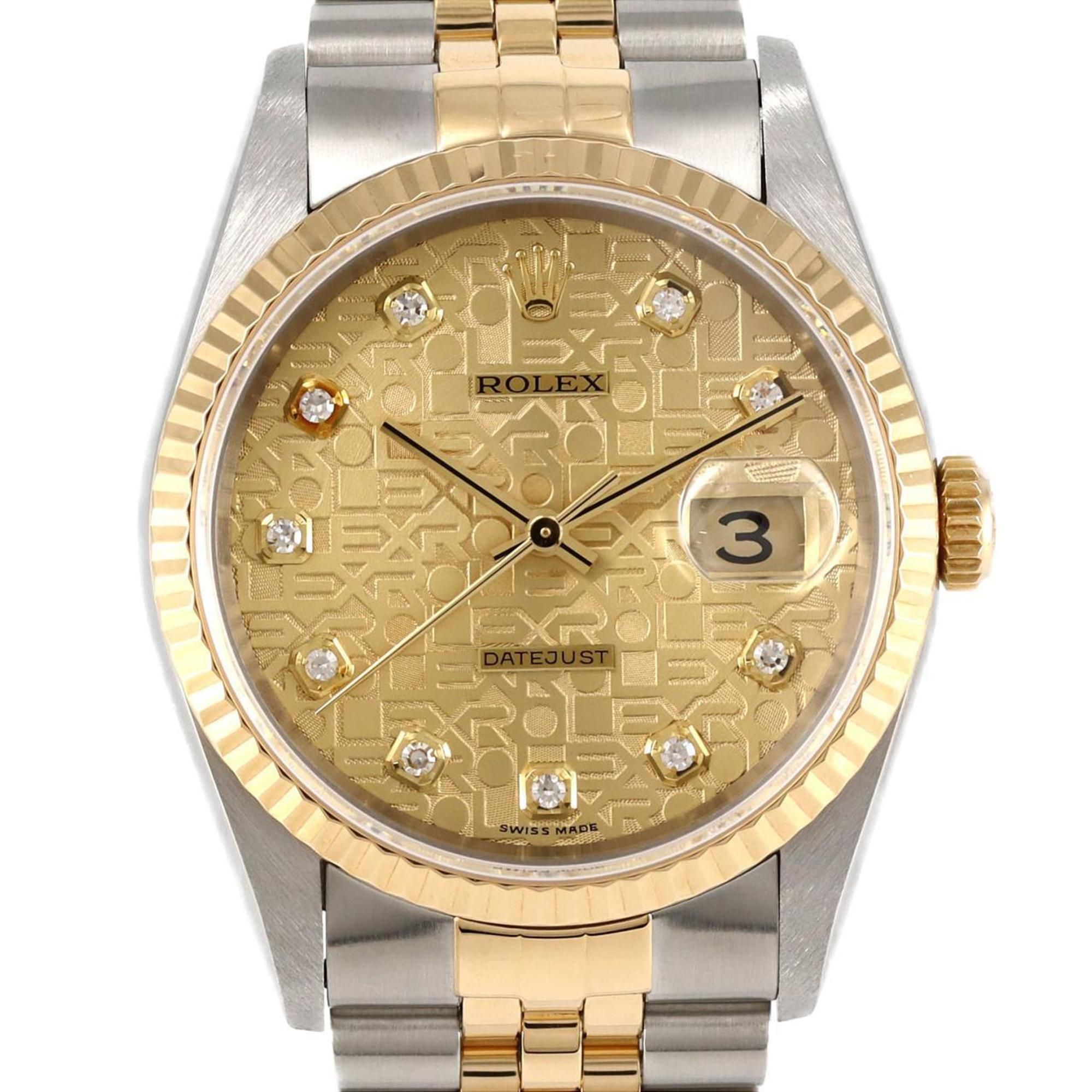 Rolex Datejust 16233G SSxYG Automatic Watch T Series