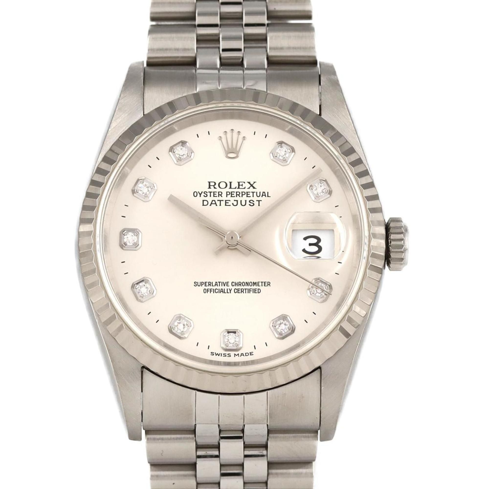 Rolex Datejust 16234G SSxWG Automatic Watch, T-Serial