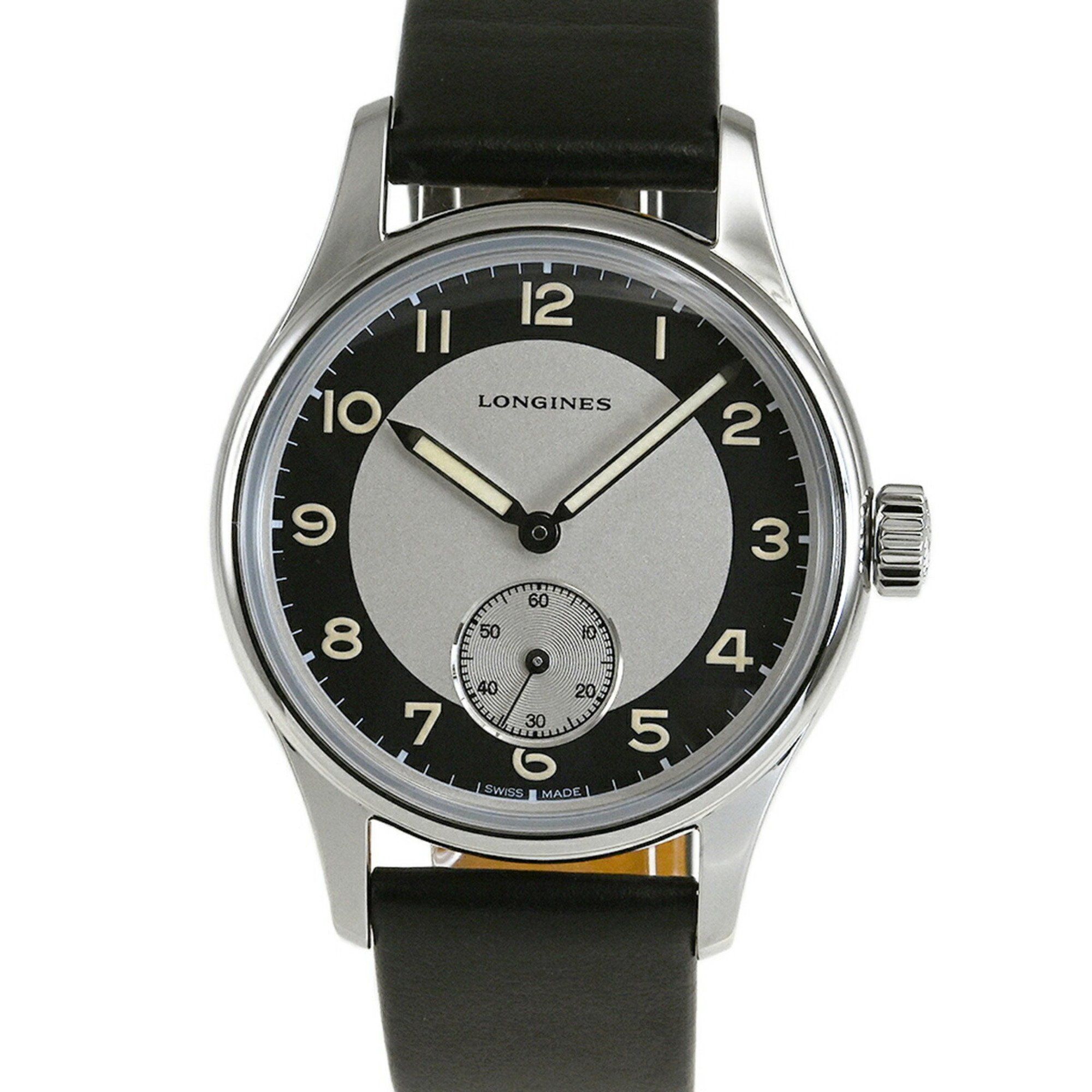 LONGINES Heritage Classic Tuxedo Watch L2.330.4.93.0