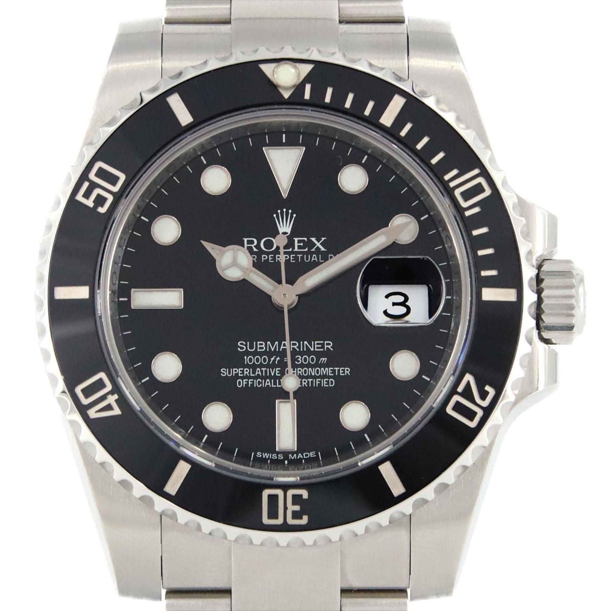 Rolex Submariner Date 116610LN SS Wristwatch Automatic Random Number