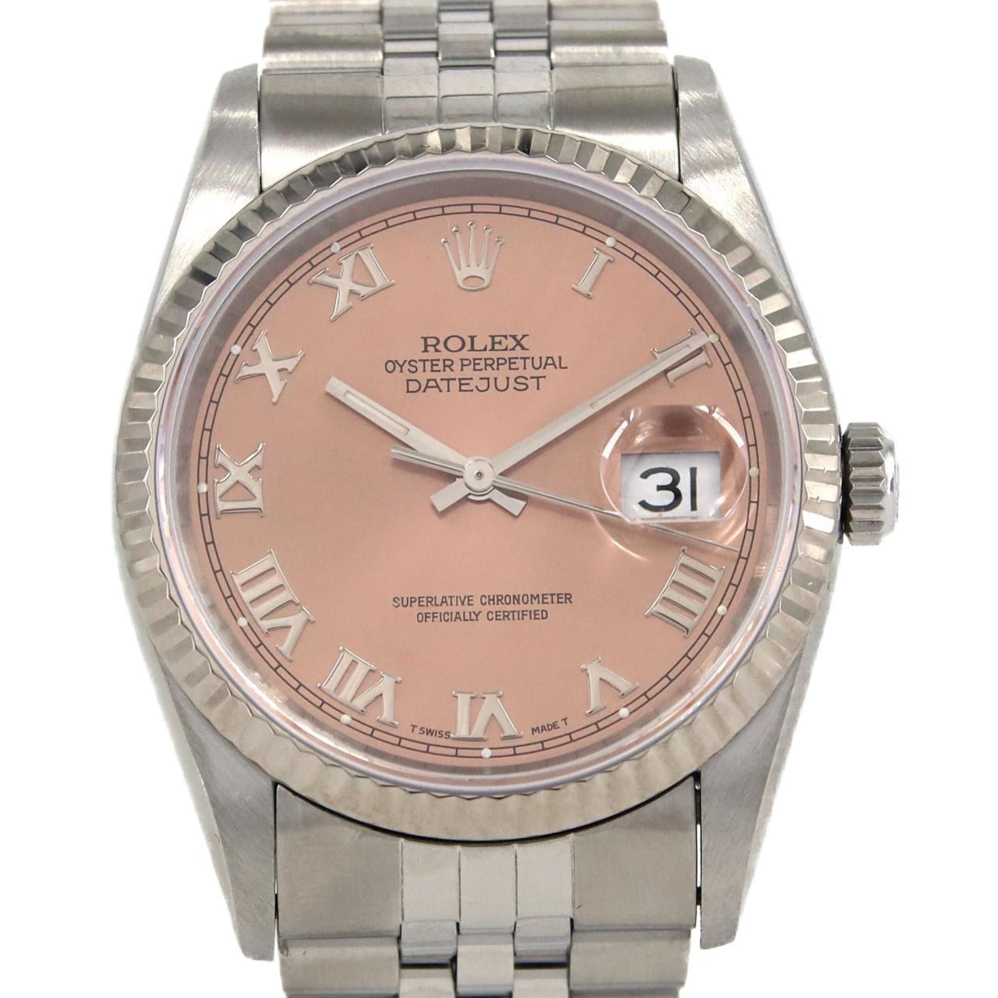Rolex Datejust 16234 SSxWG Automatic Watch, X-Serial