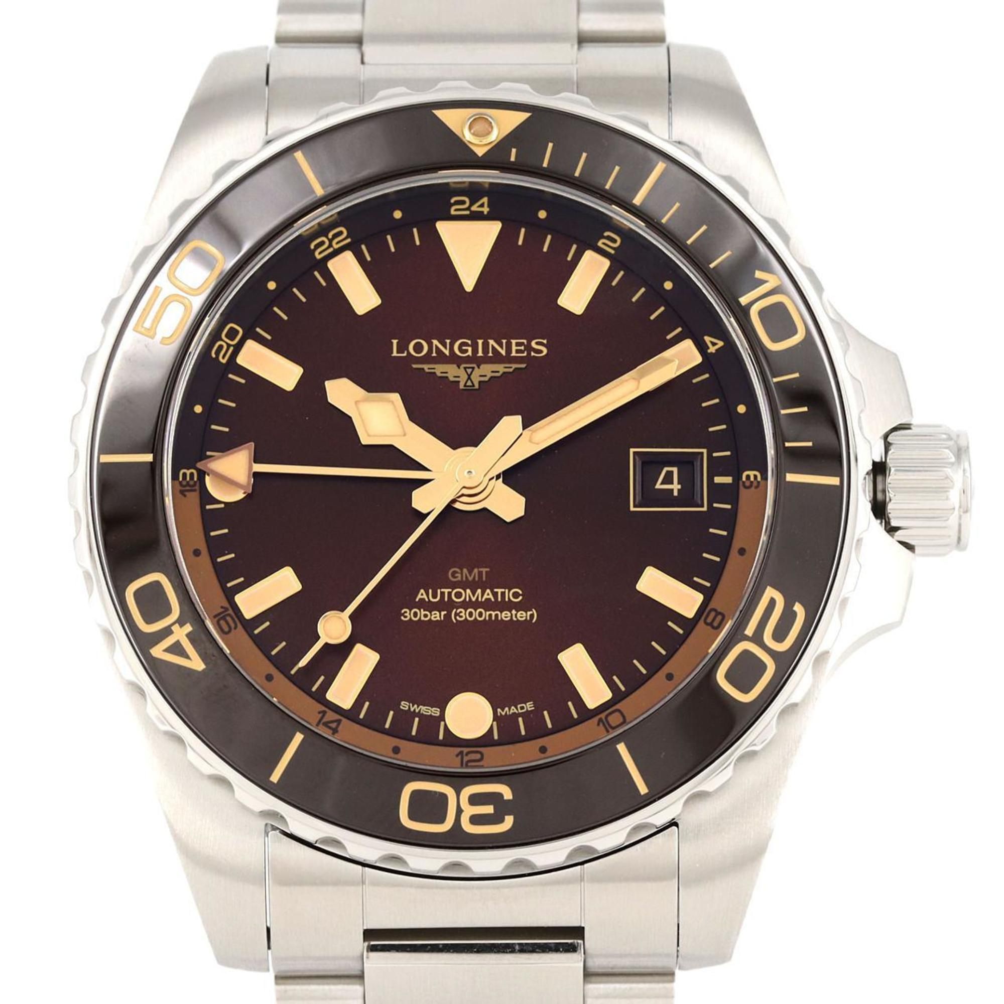 Longines HydroConquest GMT L3.790.4.66.6 Stainless Steel Automatic Watch