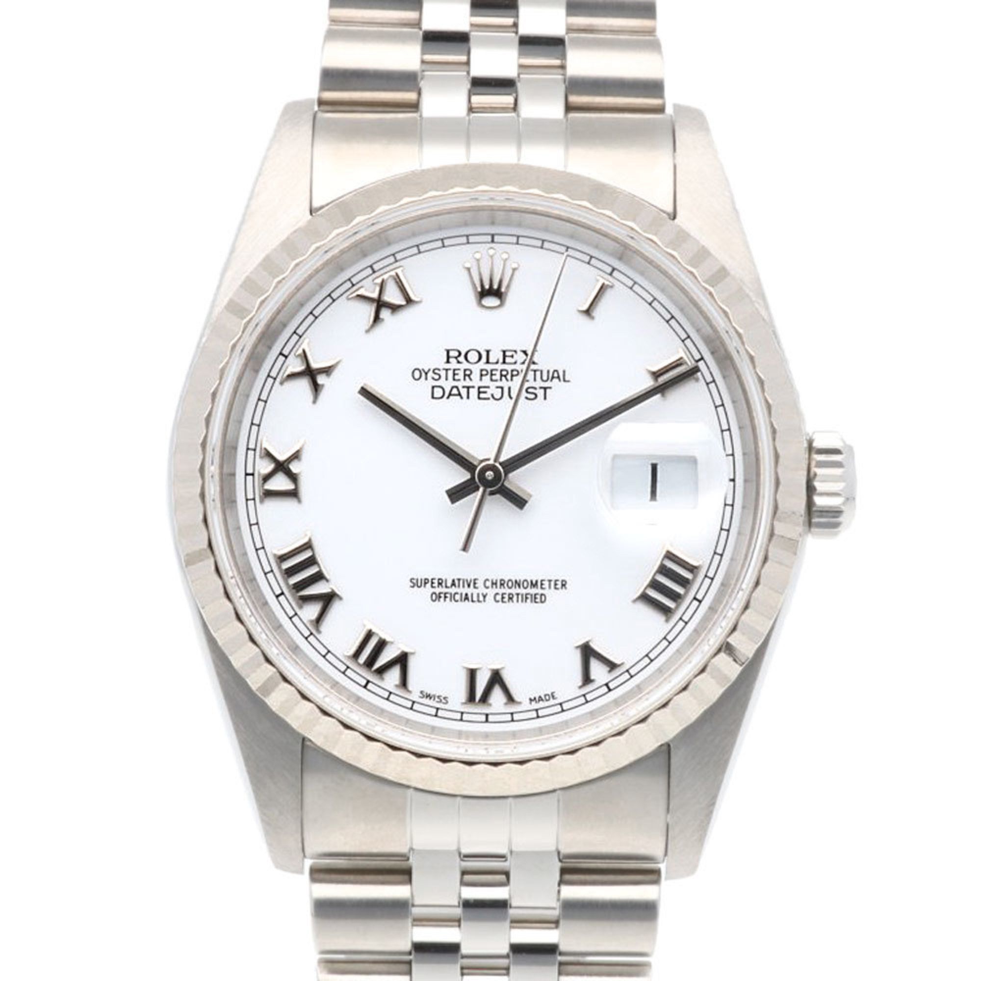 Rolex Datejust Oyster Perpetual Watch, Stainless Steel, 16234, Automatic, Men's, ROLEX F-Serial, 200