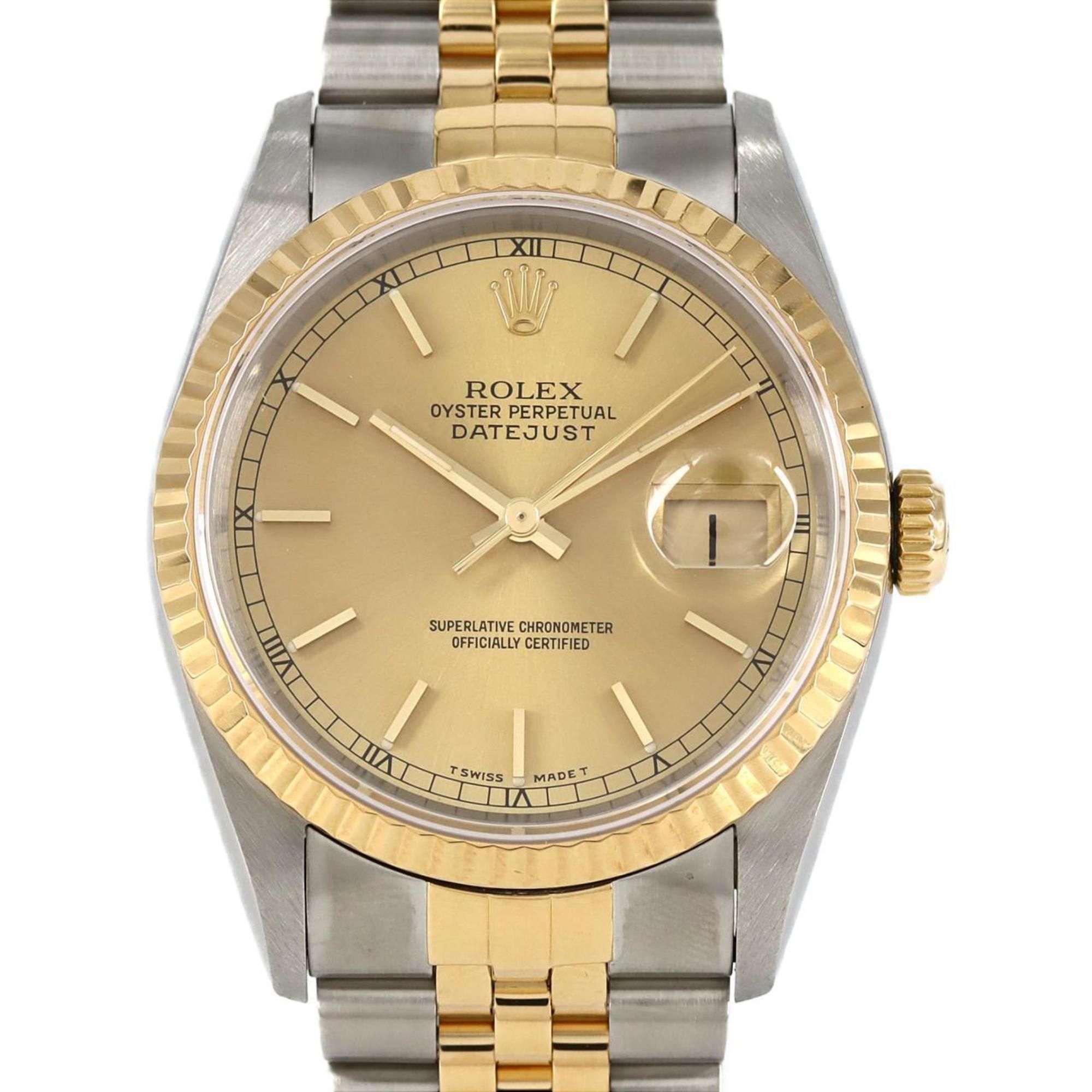 Rolex Datejust 16233 SSxYG Automatic Watch X-Series