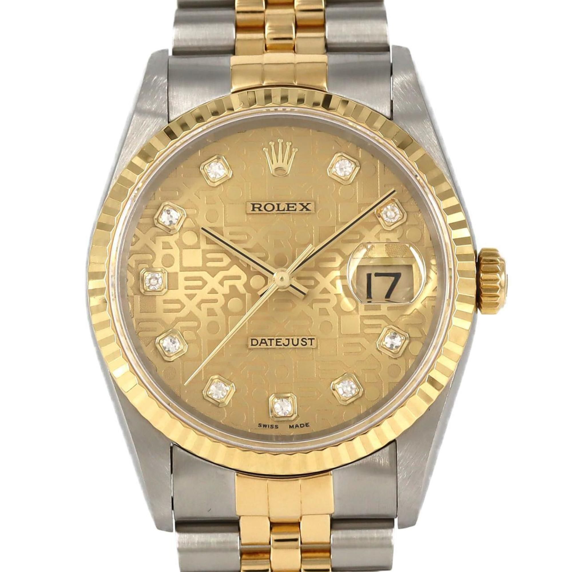 Rolex Datejust 16233G SSxYG Automatic Watch, T-Serial
