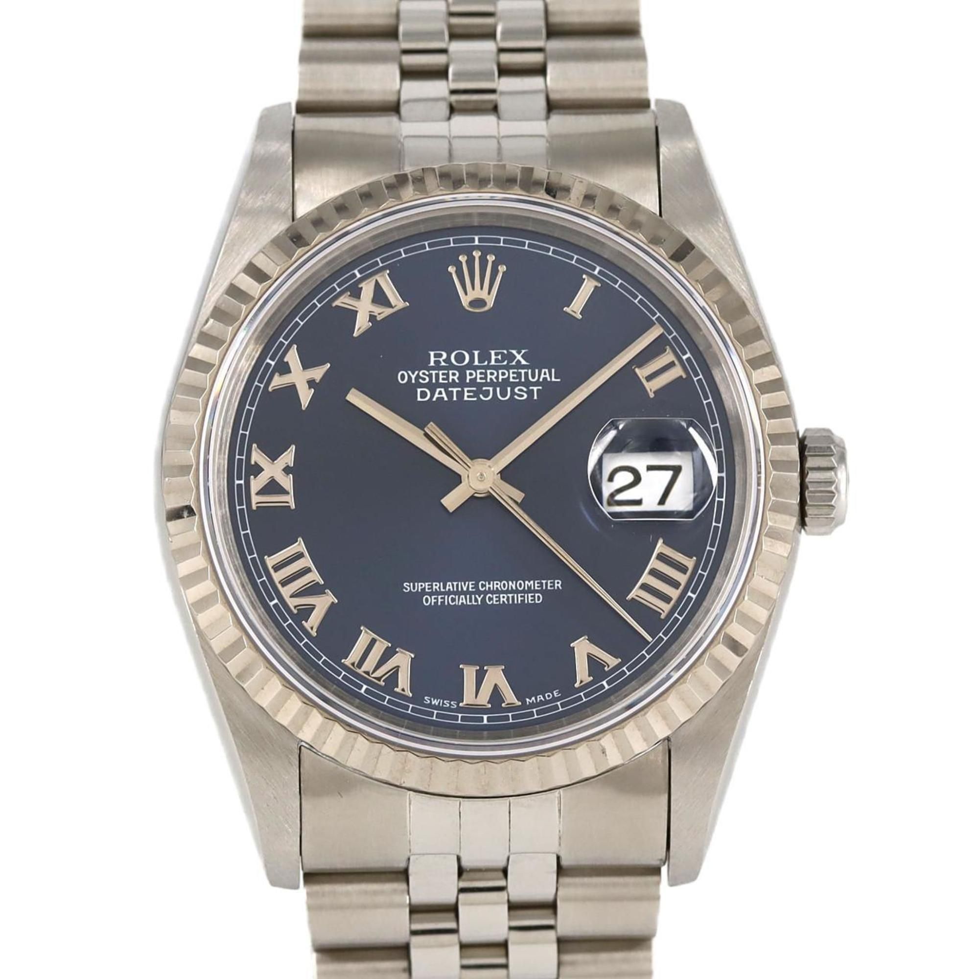 Rolex Datejust 16234 SSxWG Automatic Watch U-Serial