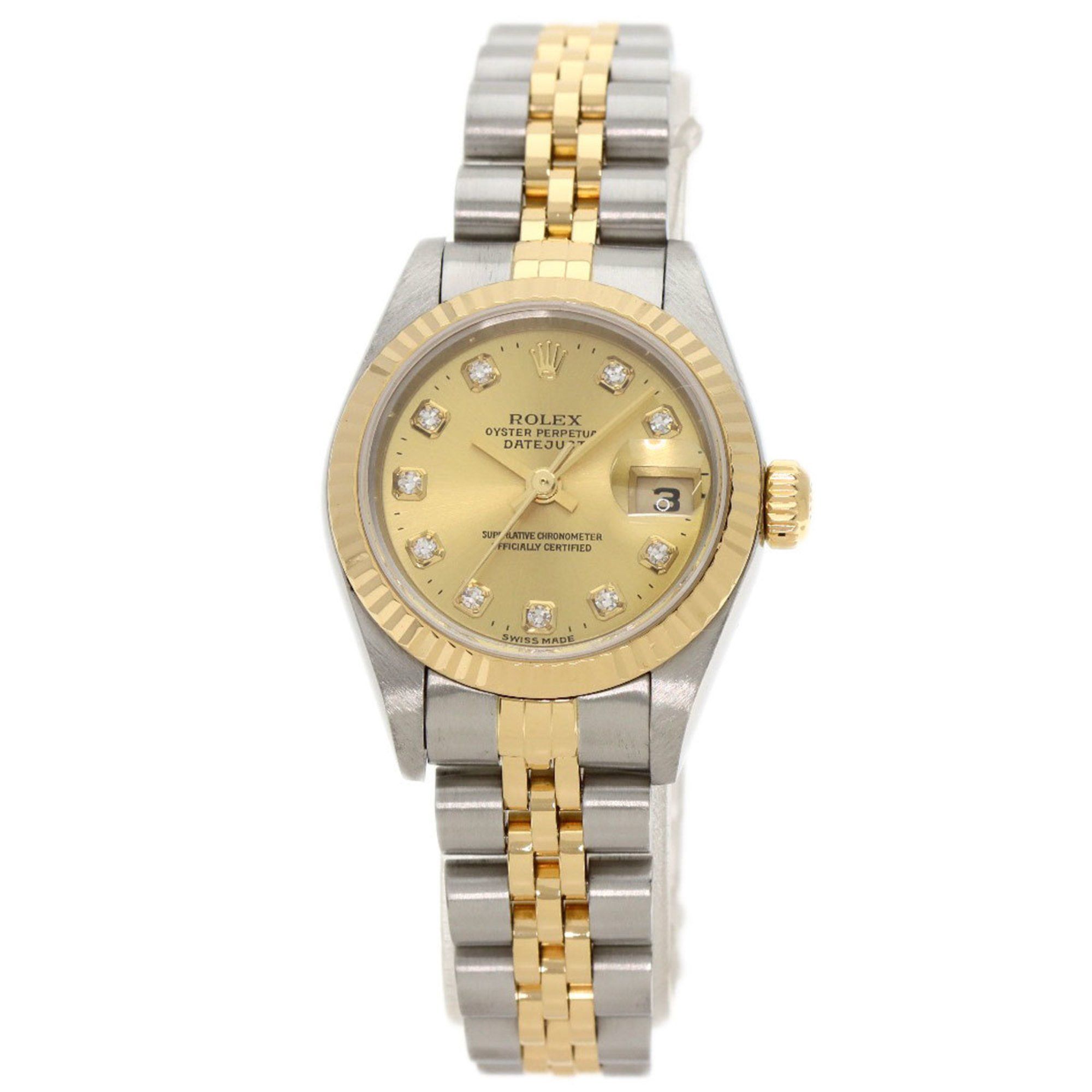 Rolex 79173G Datejust Watch Stainless Steel SSxK18YG Ladies ROLEX