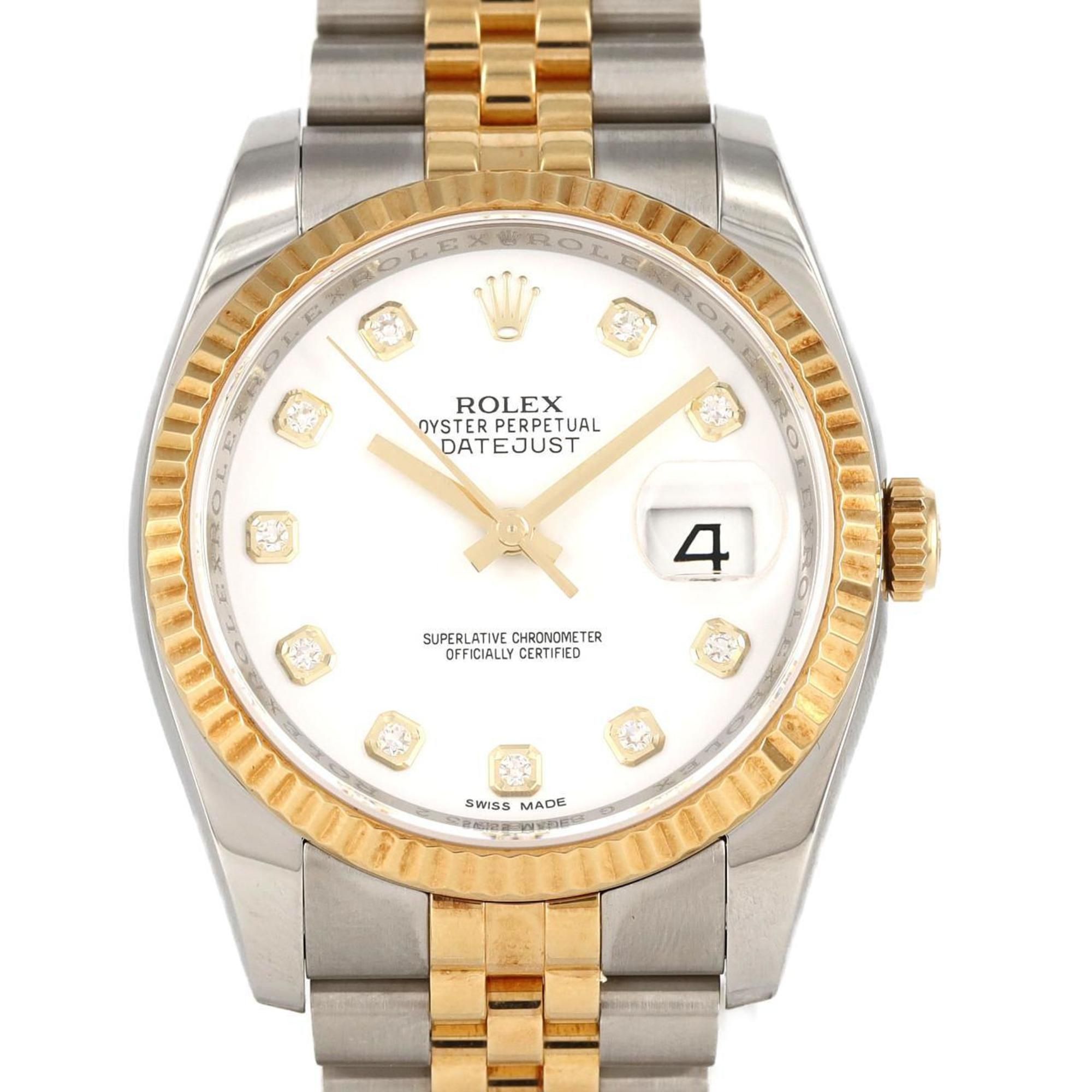 Rolex Datejust 116233G SSxYG Automatic Watch G Serial