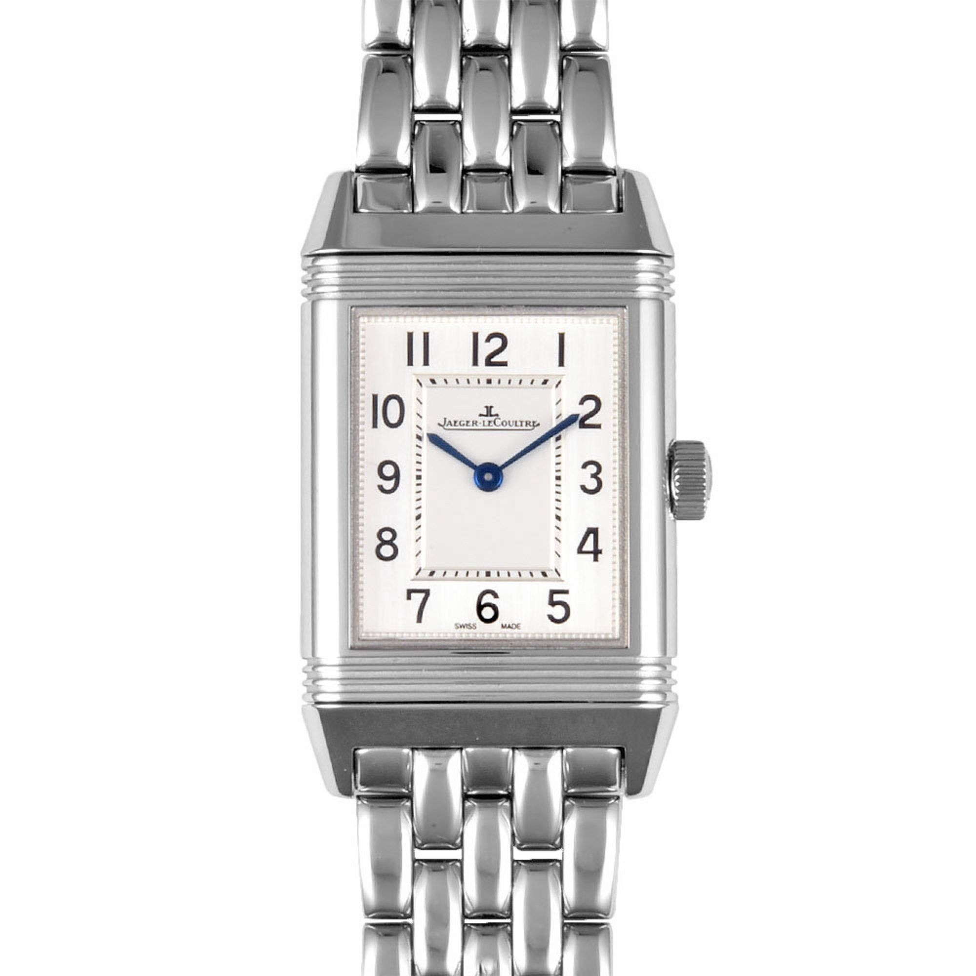 Jaeger-LeCoultre JAEGER LECOULTRE Q2618140 Reverso Classic Watch Quartz Silver Dial 221.8.47 Women's