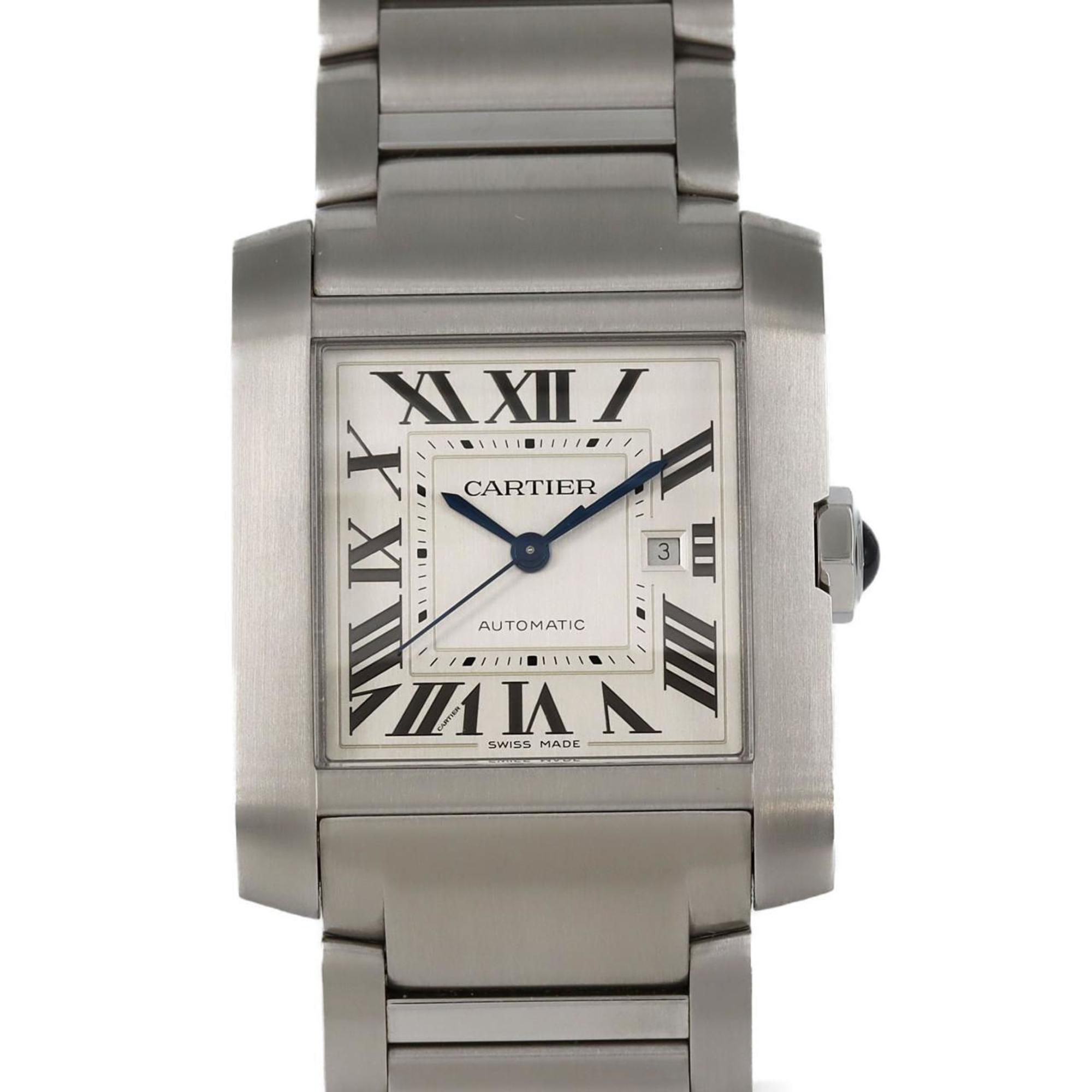 Cartier Tank Francaise LM WSTA0067 SS Automatic Watch