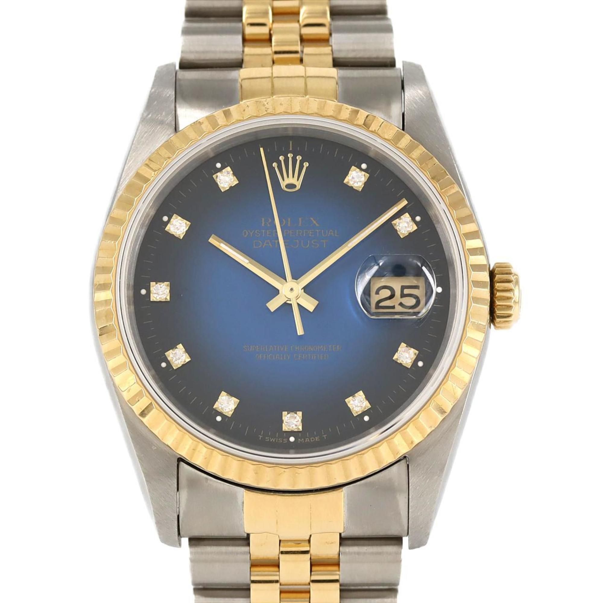 Rolex Datejust 16233G. SSxYG Automatic Watch, X-Serial