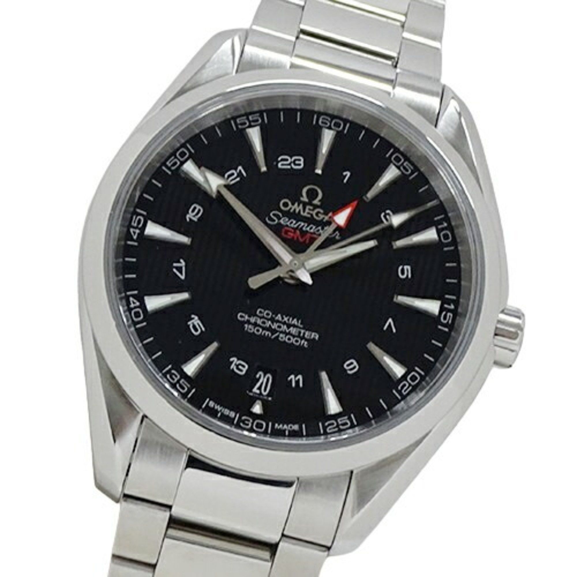 OMEGA Seamaster Aqua Terra 231.10.43.22.01.001 Men's Watch GMT Coaxial Date Automatic AT Stainless S