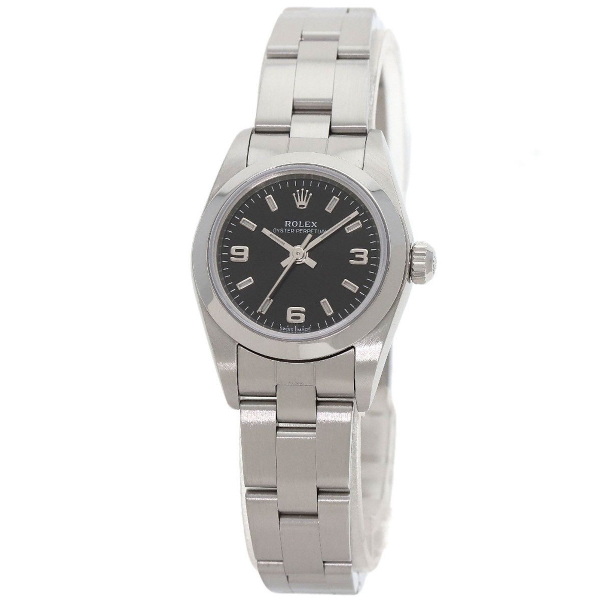 Rolex 76080 Oyster Perpetual Watch Stainless Steel SS Ladies ROLEX