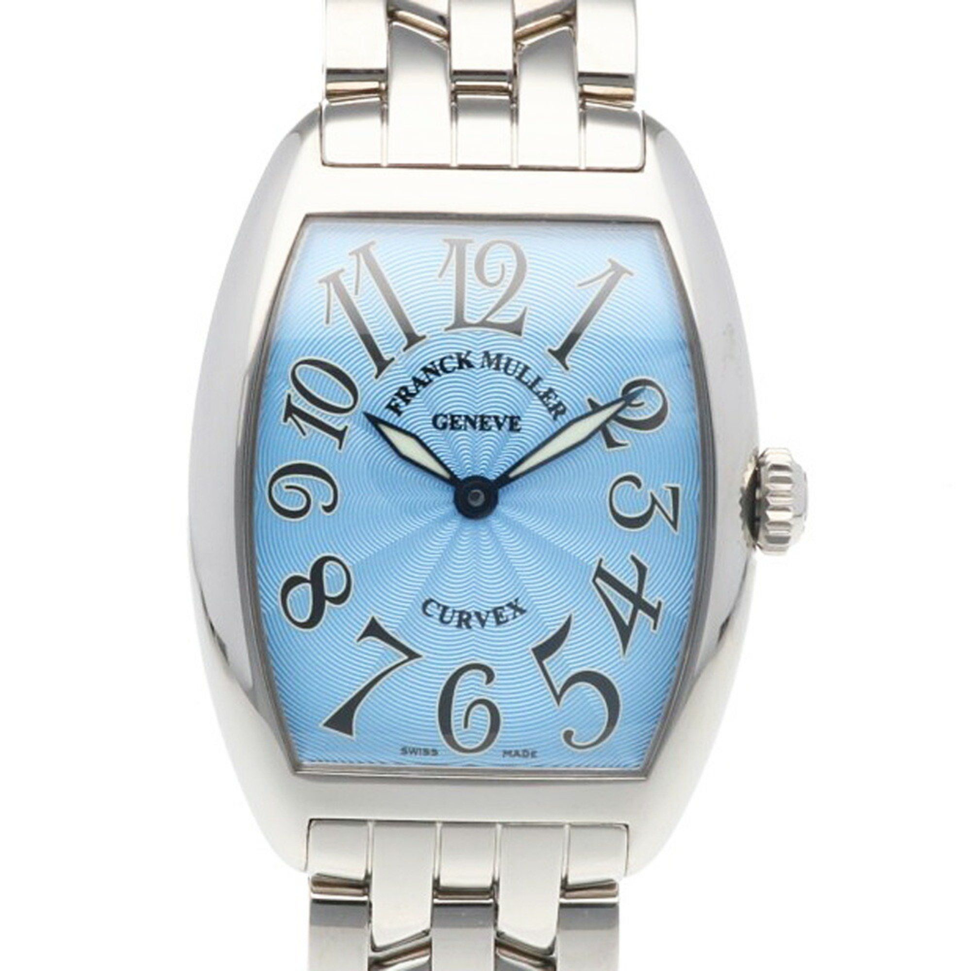 Franck Muller Tono Curvex Watch Stainless Steel 7502 Quartz Unisex FRANCK MULLER Non-Waterproof Reas