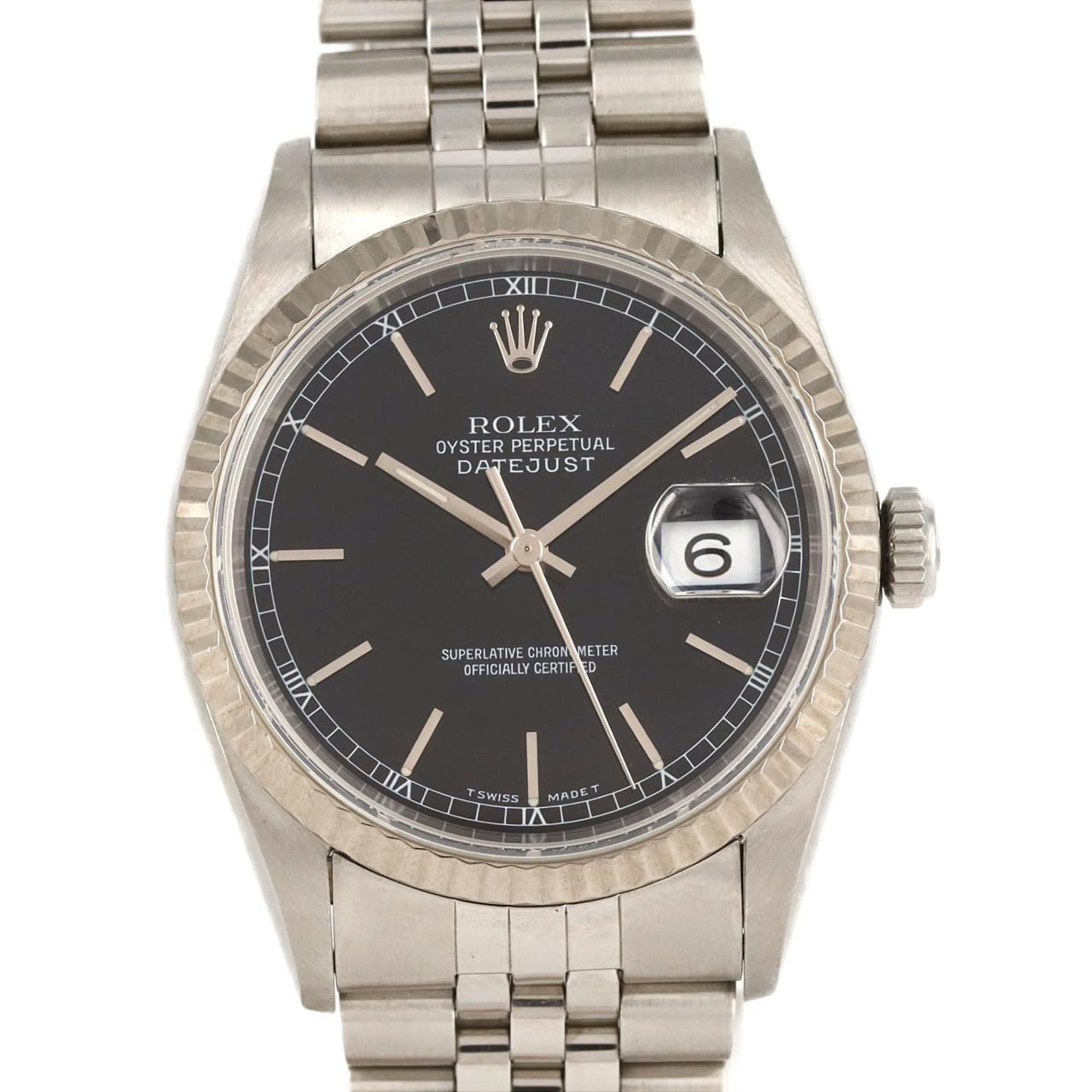 Rolex Datejust 16234 SSxWG Wristwatch Automatic W Serial