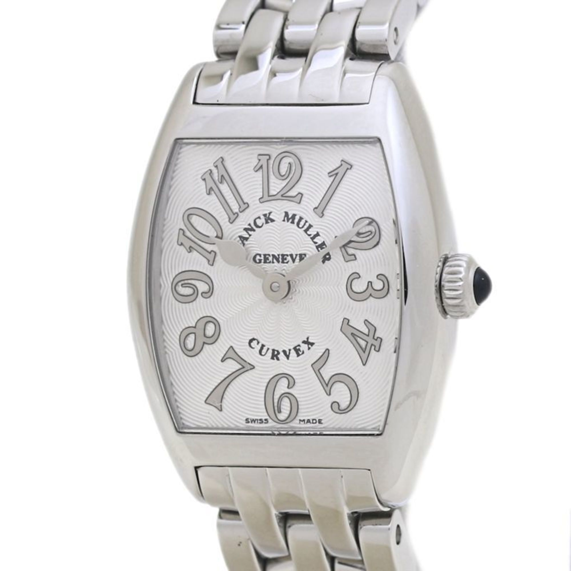 FRANCK MULLER Tonneau Curvex Intermediaire Relief 2252RELAC Women's Stainless Steel Watch 40042