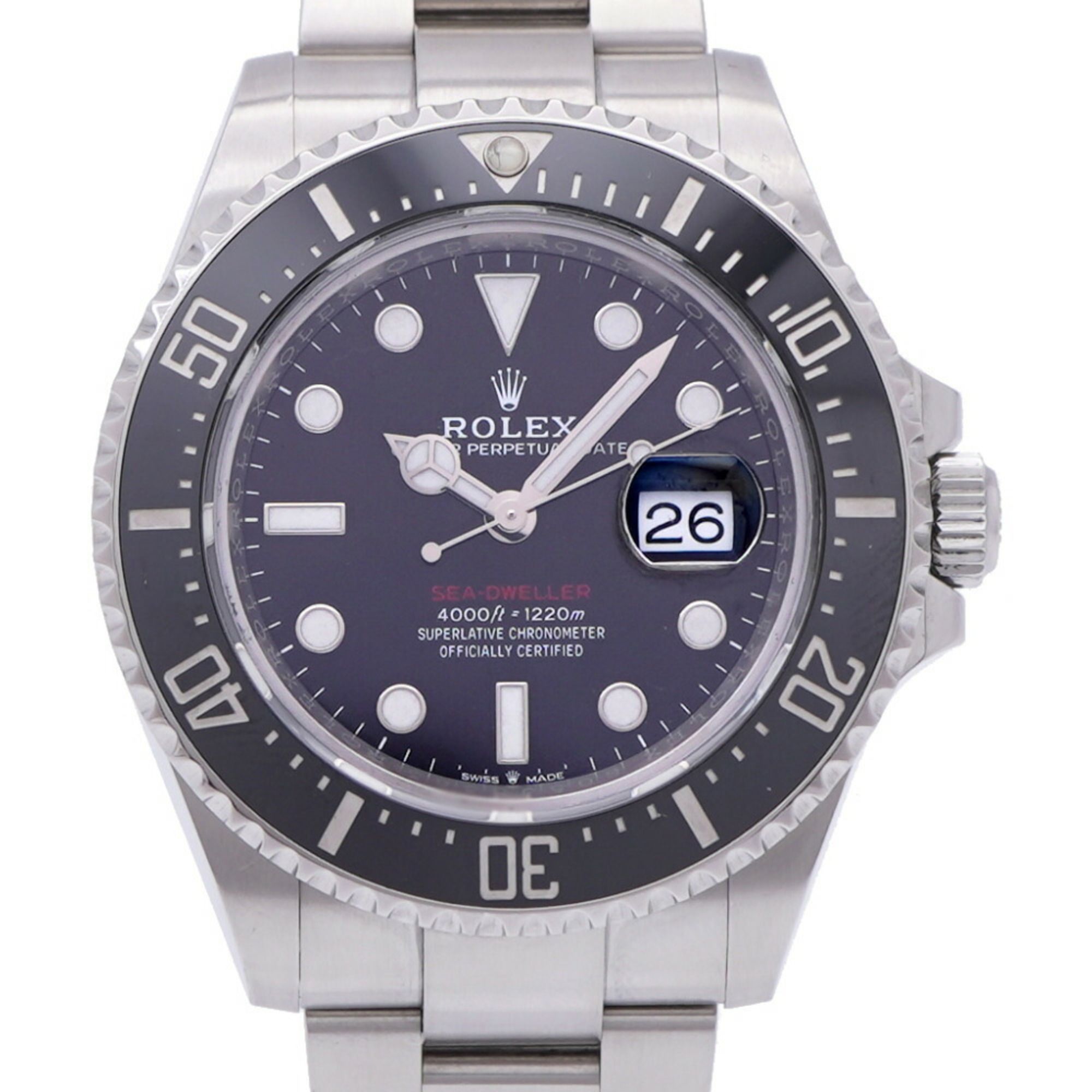 Rolex Sea-Dweller 126600 Automatic Watch Stainless Steel Black Dial 1448ROLEX Men's
