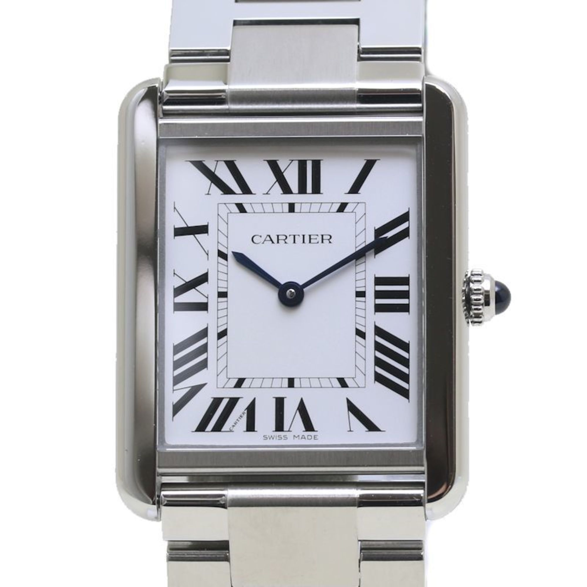 CARTIER Tank Solo LM W5200014 Stainless Steel Men's Watch 39859