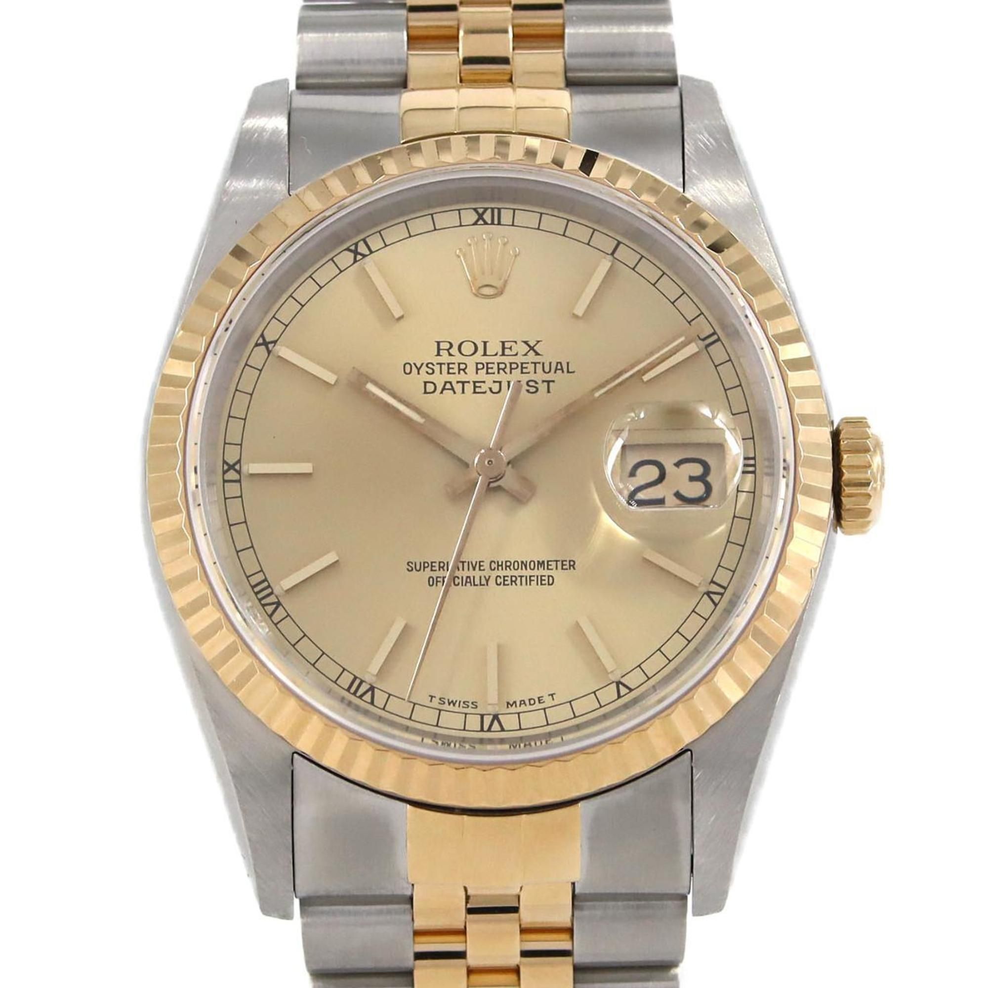 Rolex Datejust 16233 SSxYG Automatic Watch L Series