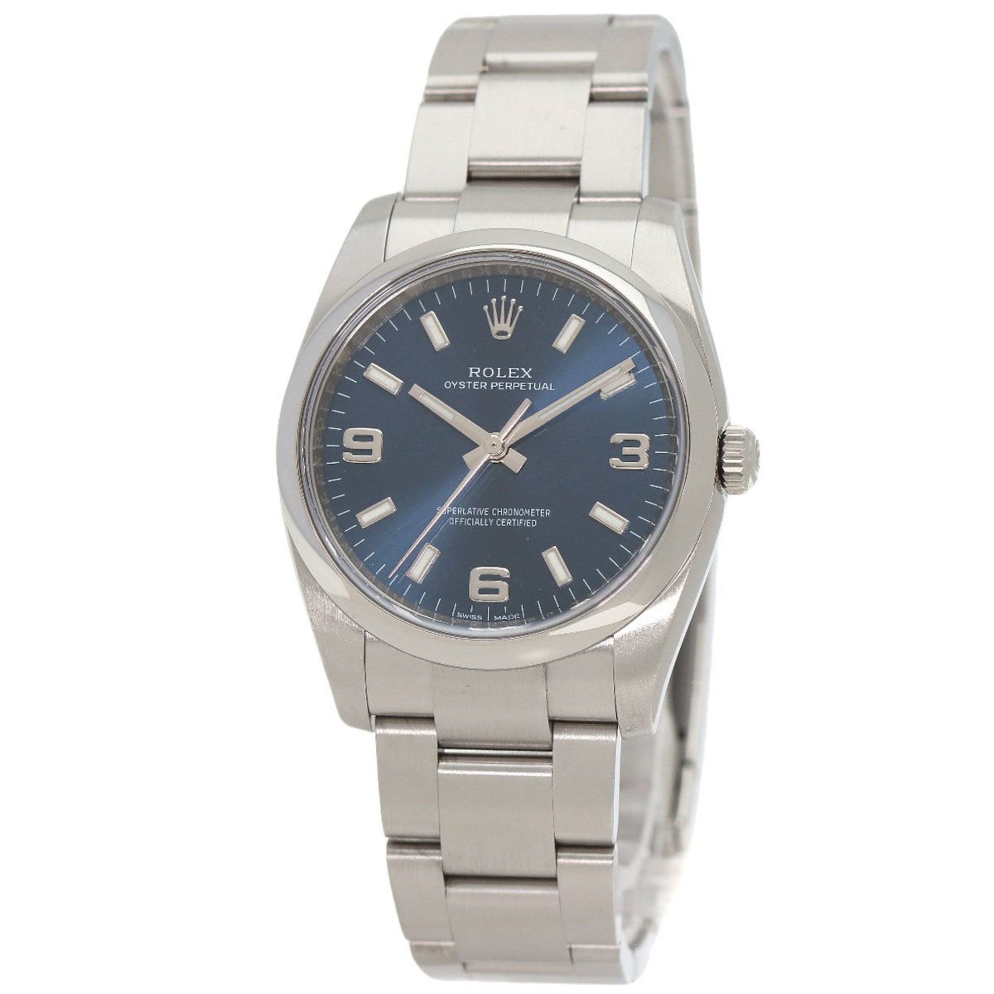 Rolex 114200 Oyster Perpetual 369 Watch Stainless Steel/SS Men's ROLEX