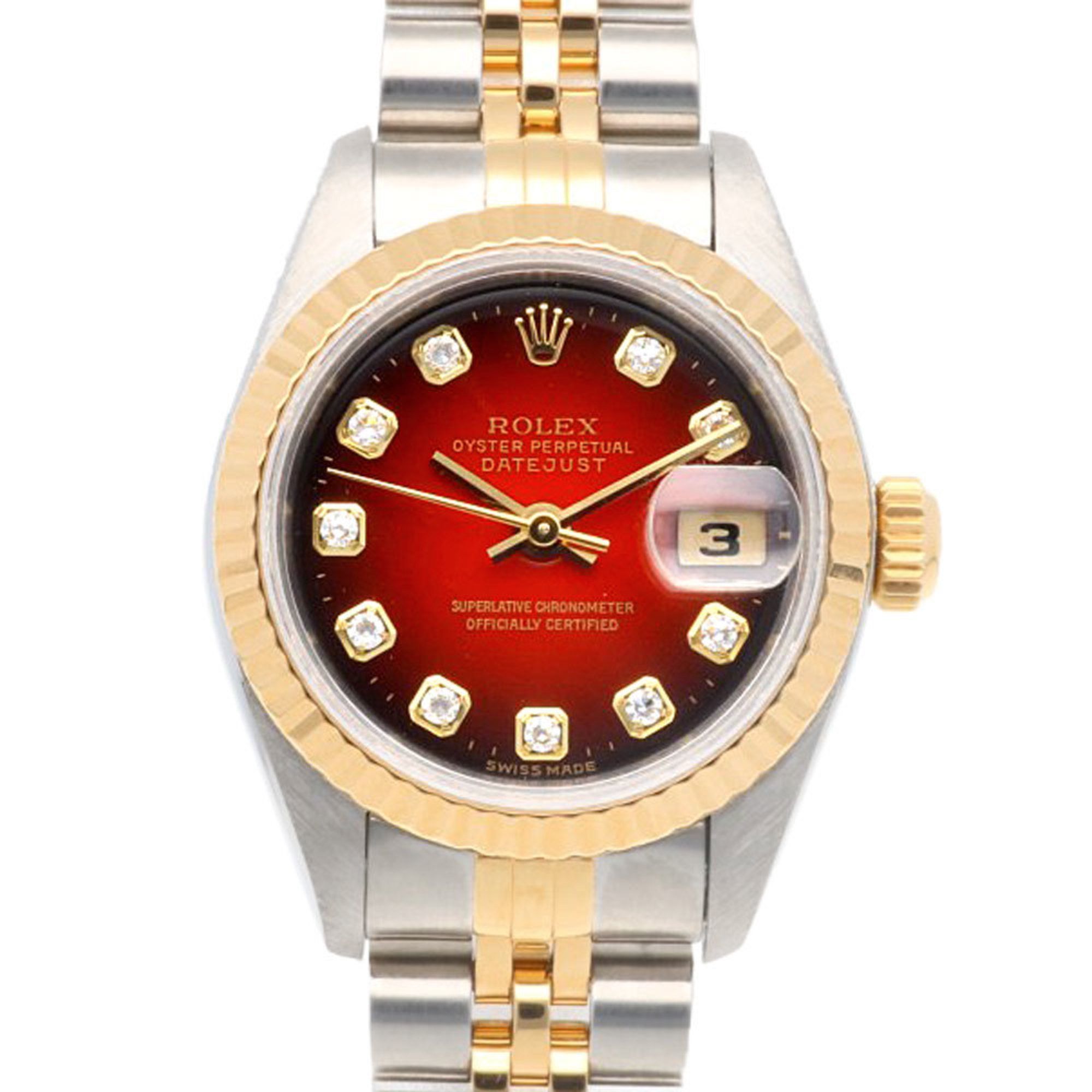 Rolex Datejust Oyster Perpetual Watch, Stainless Steel 69173G Automatic Women's ROLEX T-Serial, 1996