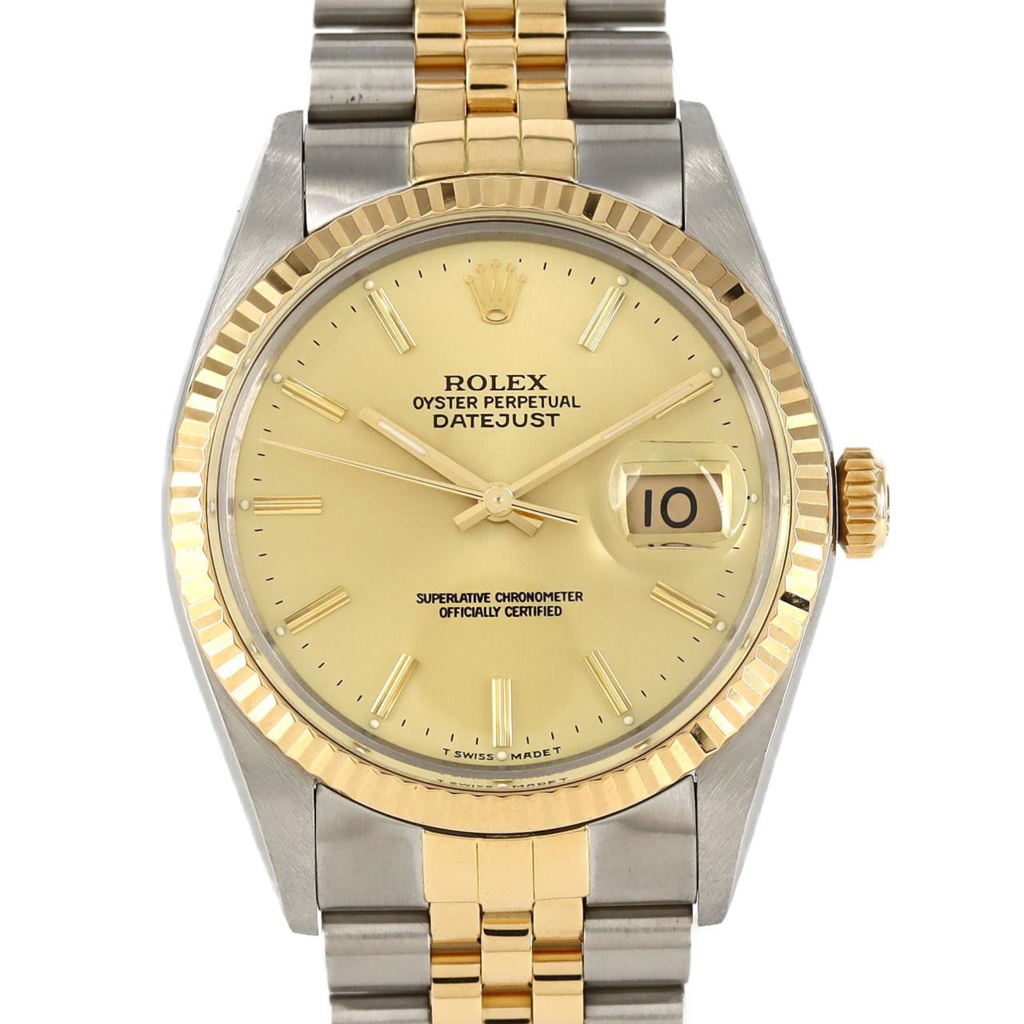 Rolex Datejust 16013 SSxYG Automatic Watch, 9th Series