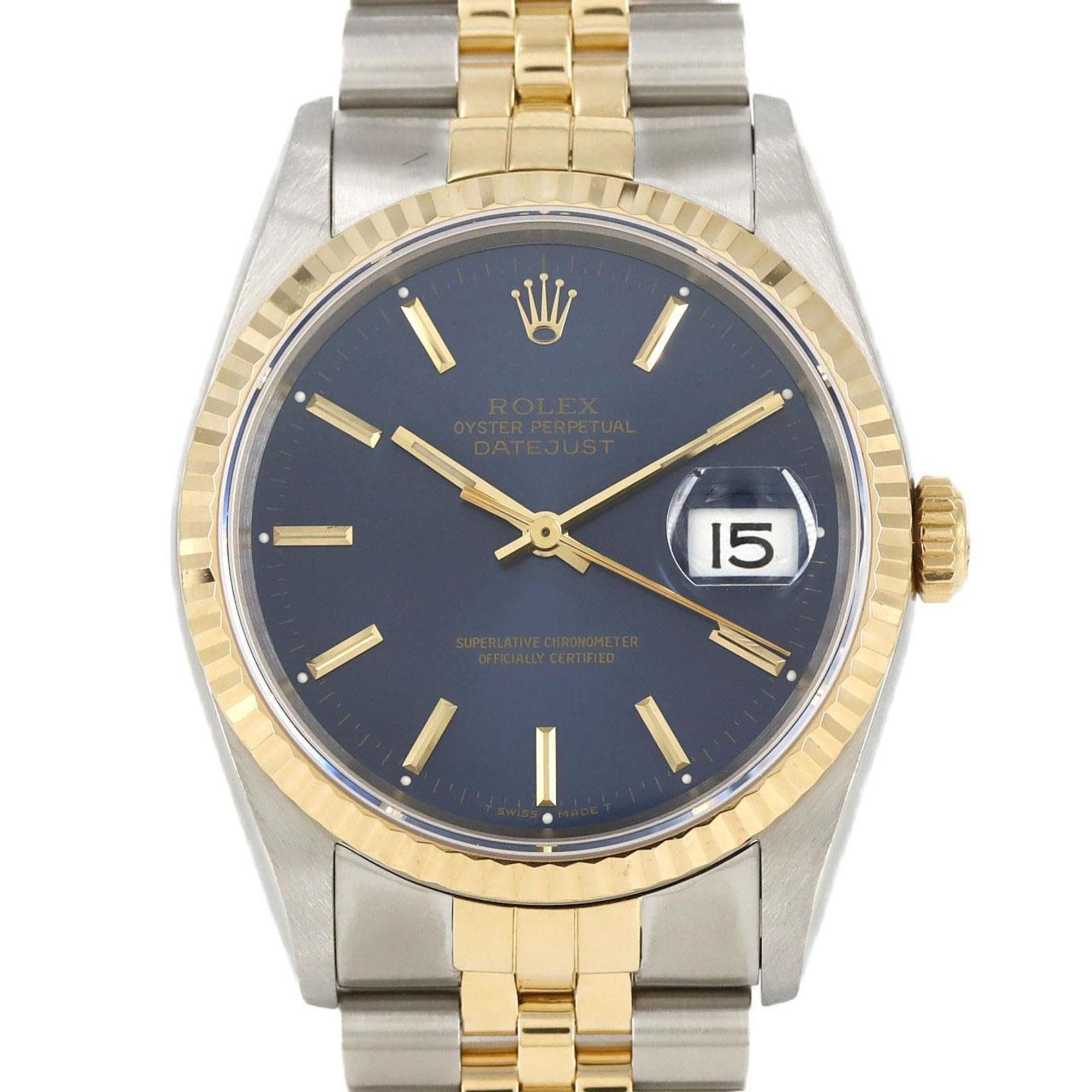 Rolex Datejust 16233 SSxYG Automatic Watch, E-Serial