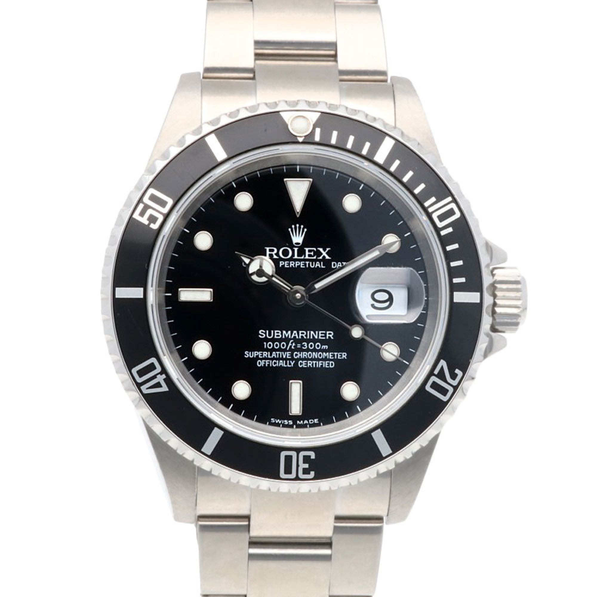 Rolex Submariner Oyster Perpetual Watch, Stainless Steel 16610, Automatic, Men's, Rolex, D Serial, 2