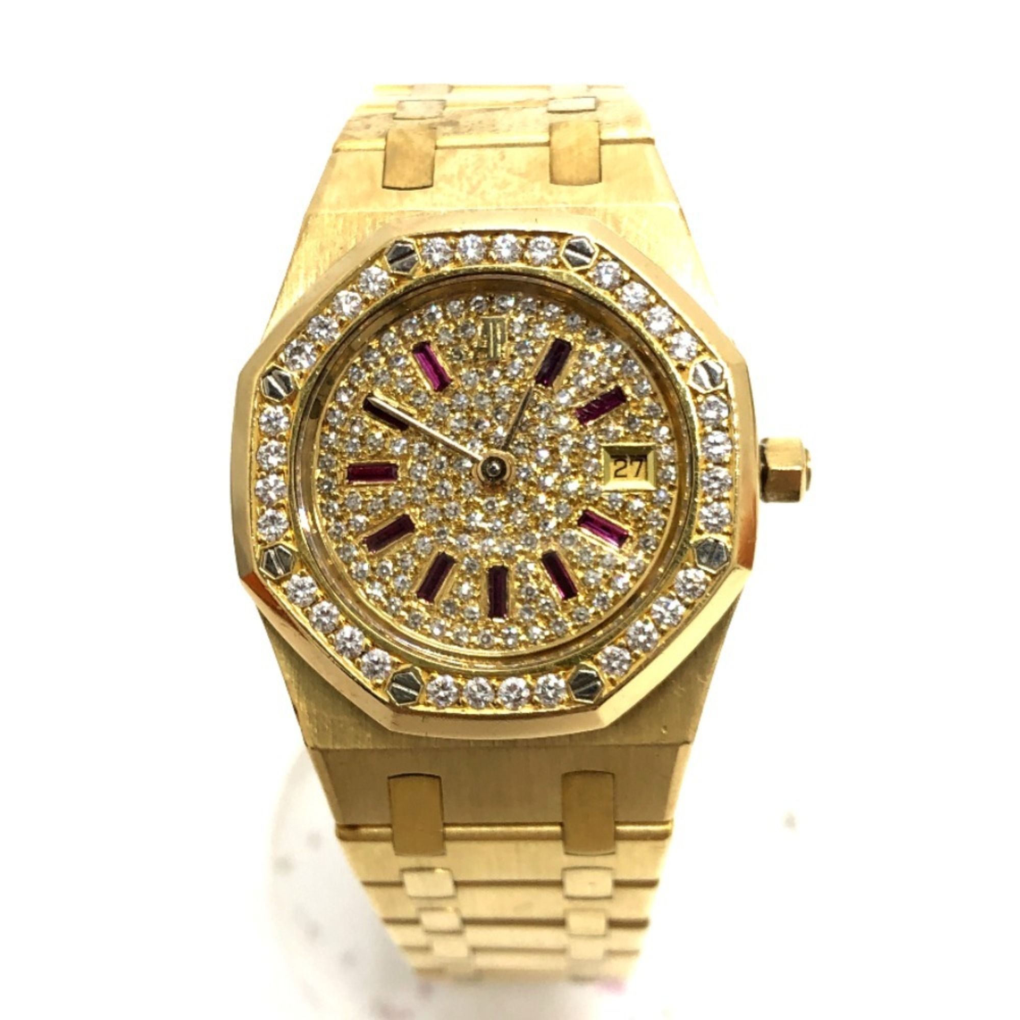 AUDEMARS PIGUET 56342BC.0789BC K18 solid Royal Oak diamond bezel, dial, 30mm, medium, automatic watc