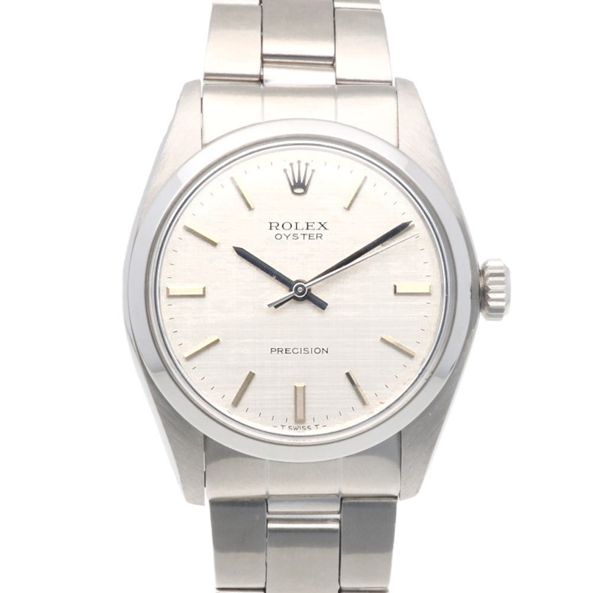 Rolex Precision Oyster Watch, Stainless Steel 6426 Automatic Men's ROLEX No. 33, 1971, Overhauled