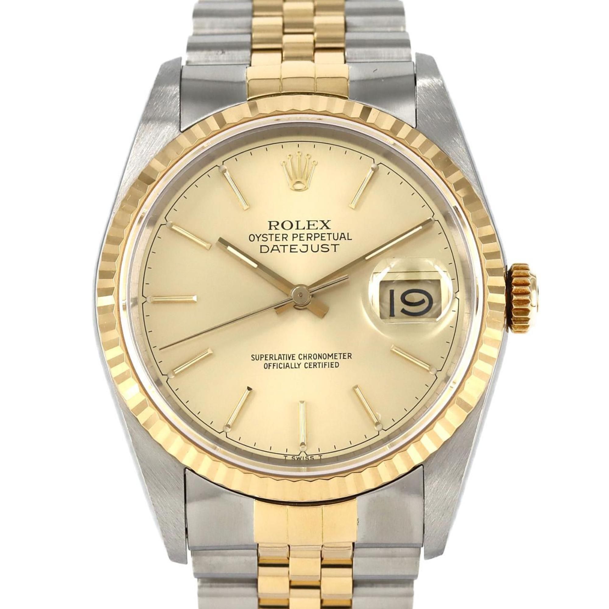 Rolex Datejust 16233 SSxYG Automatic Watch R Series