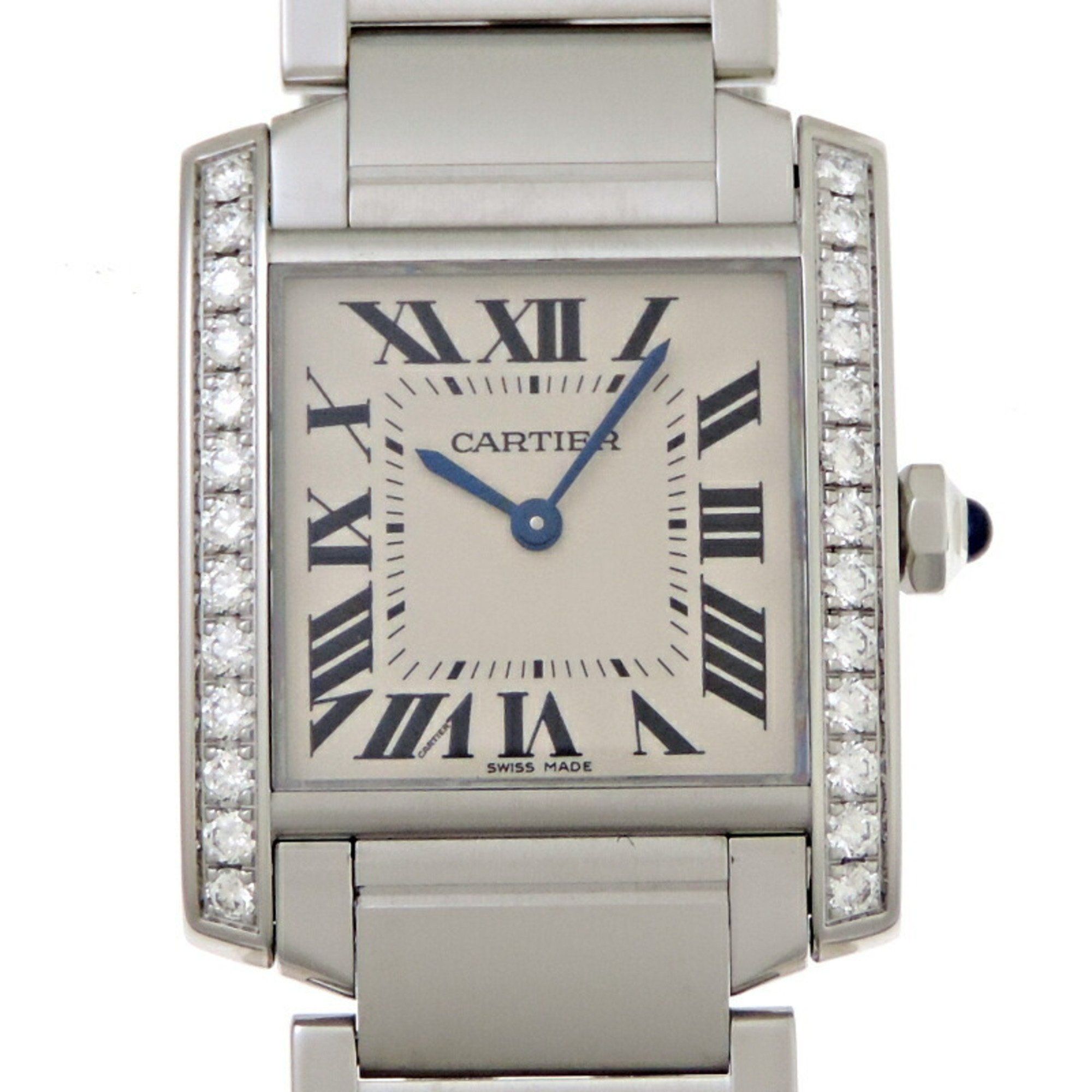 Cartier Tank Française Watch MM Diamond Women's/Men's W4TA0009