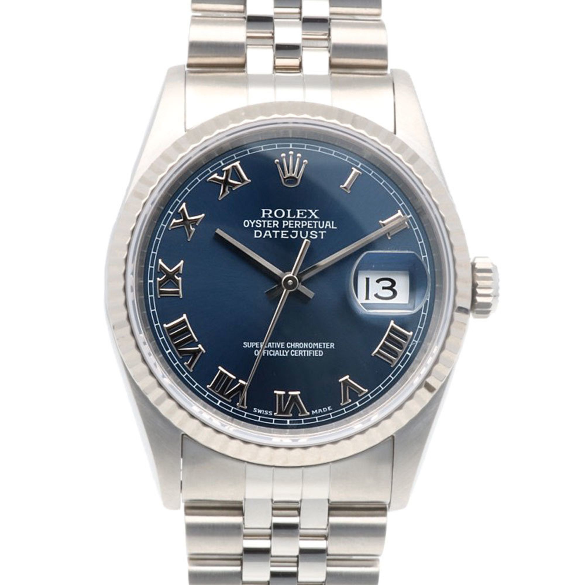 Rolex Datejust Oyster Perpetual Watch, Stainless Steel, 16234, Automatic, Men's, ROLEX U-Serial, 199