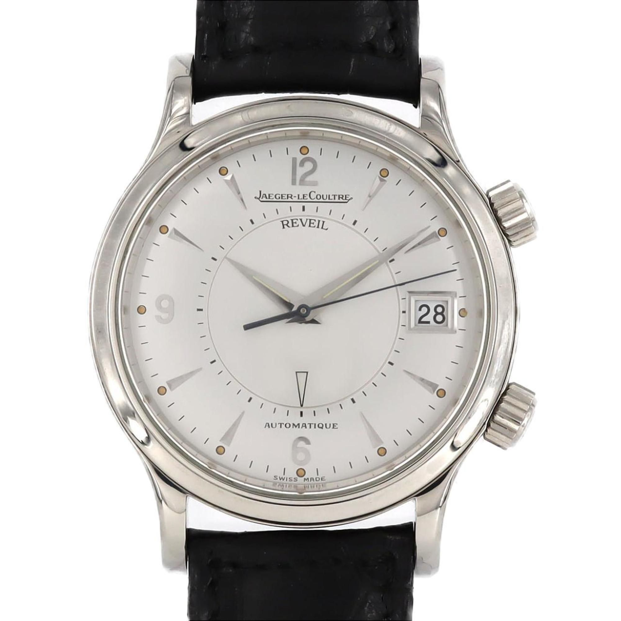Jaeger-LeCoultre Master Reveille 141.8.97 141.840.972N SS Wristwatch Automatic