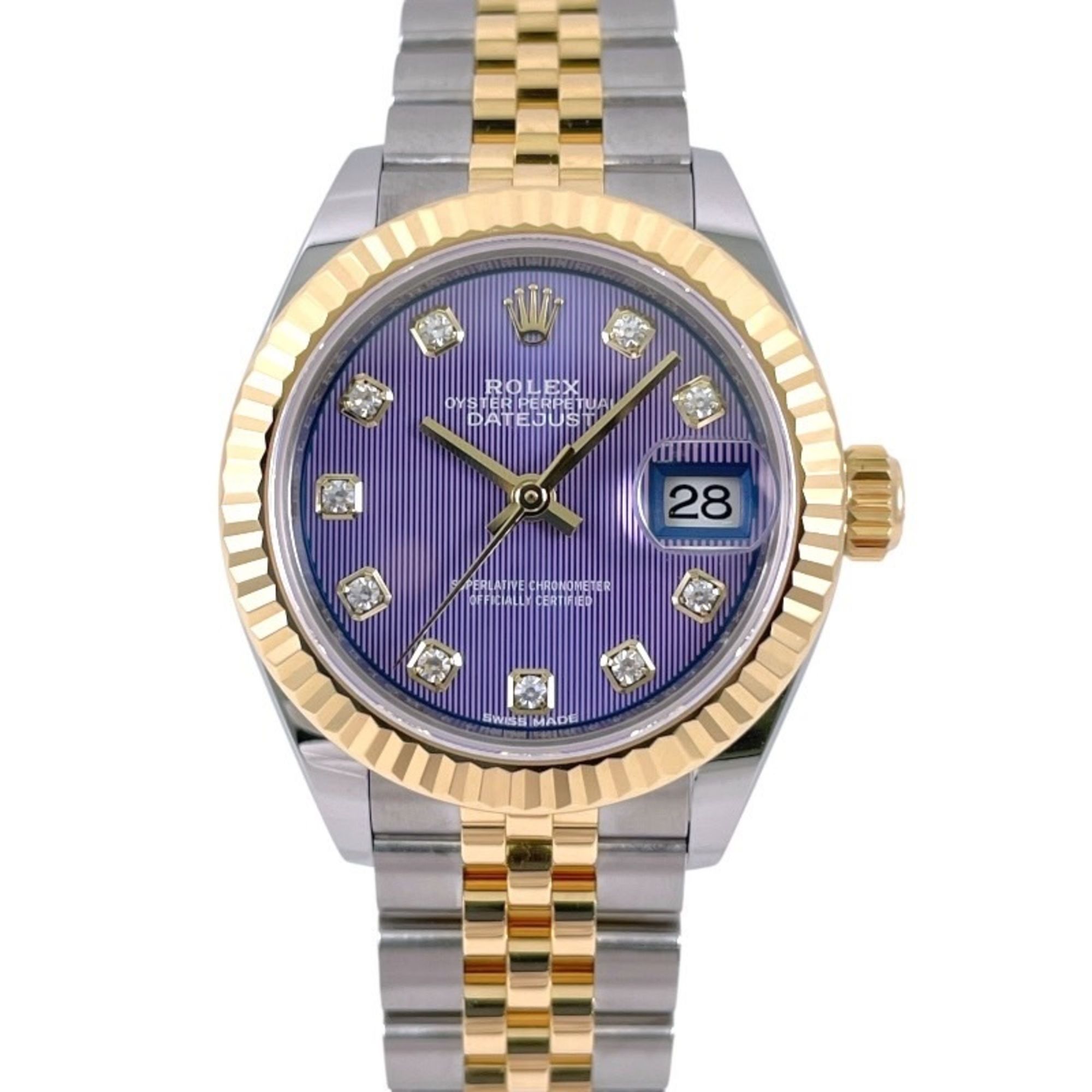 ROLEX Rolex Datejust 28 279173G Watch, Stainless Steel, Yellow Gold, Women's, Random Number, 2019 Gu