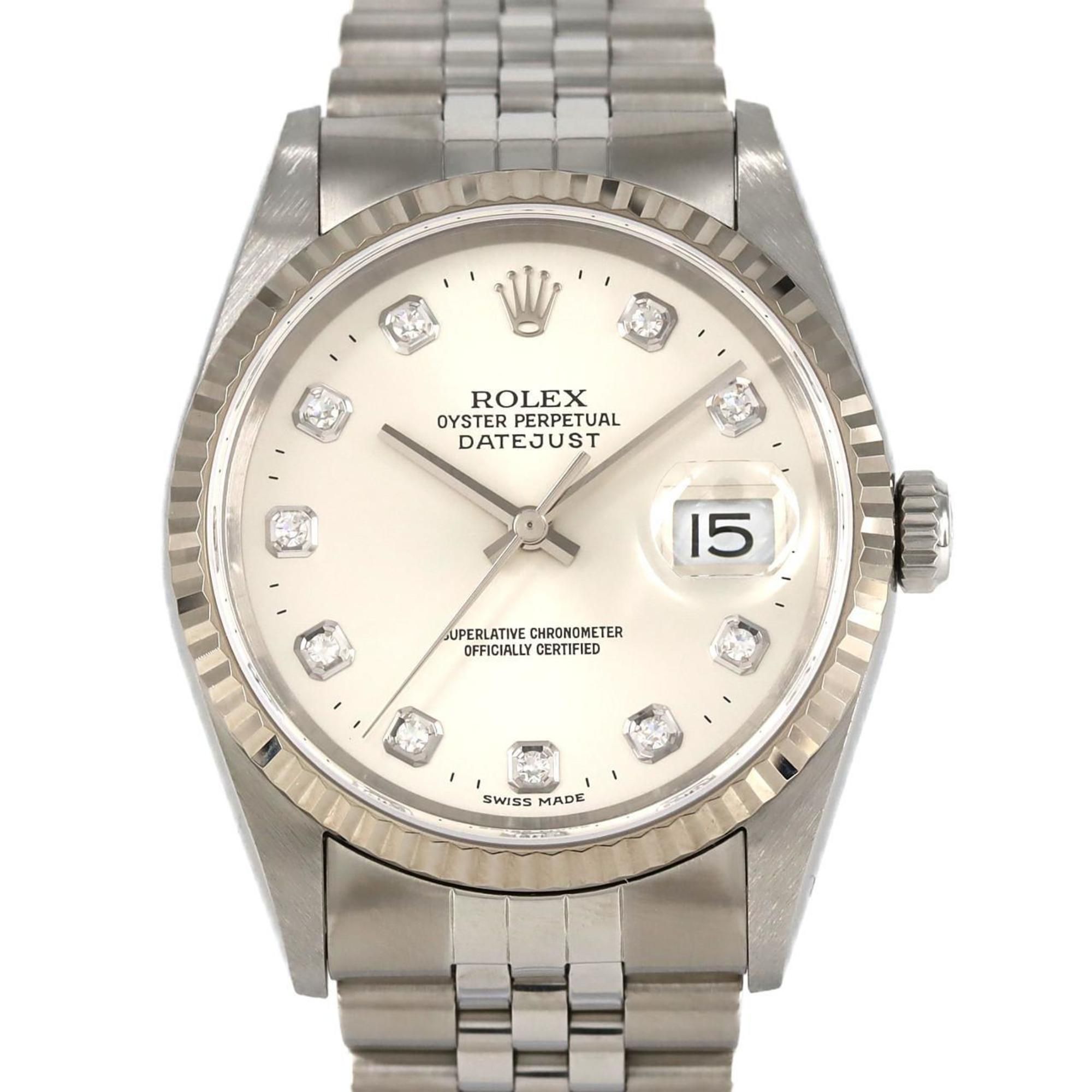 Rolex Datejust 16234G SSxWG Automatic Watch P Series